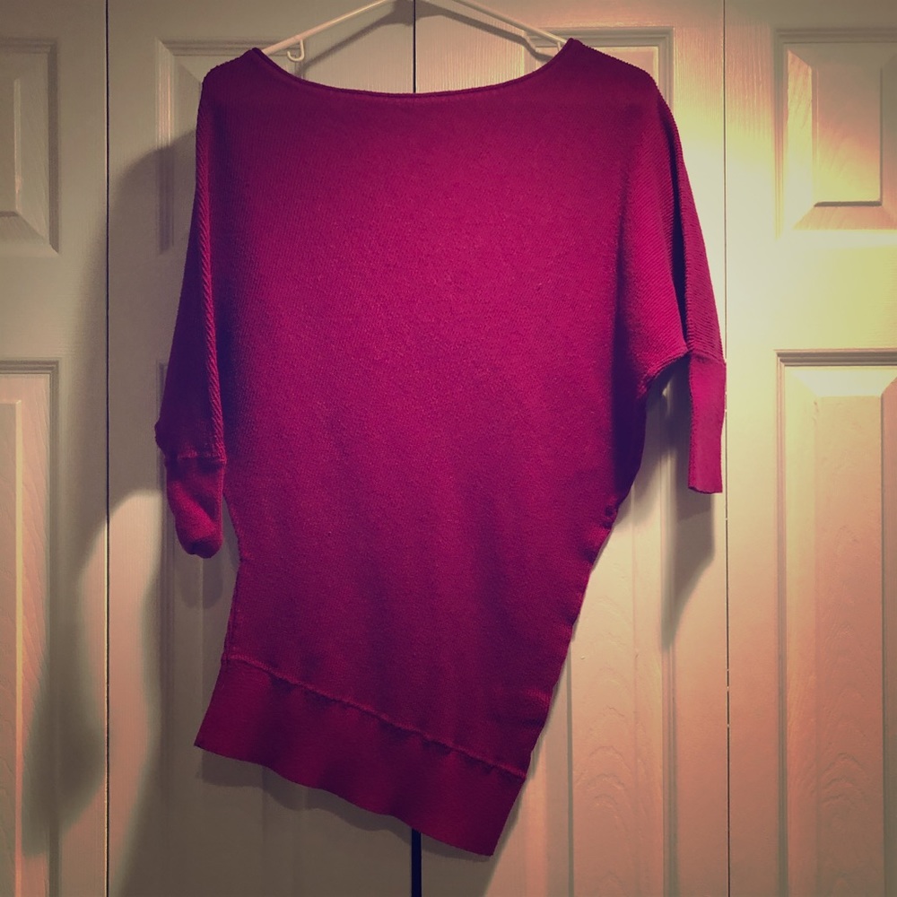 Pink off the shoulder sweater